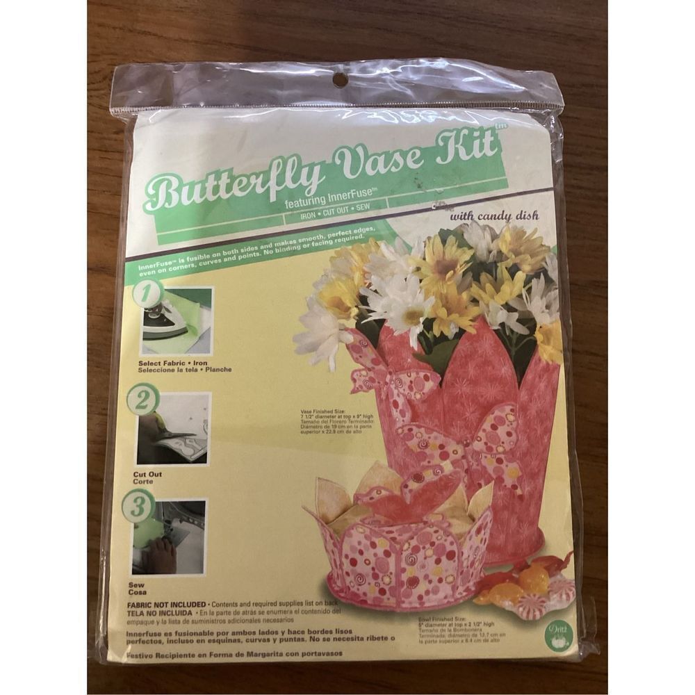 Butterfly Vase Kit with Candy Dish Kit